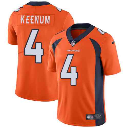 Nike Men & Women & Youth Broncos 4 Case Keenum Orange NFL Vapor Untouchable Limited Jersey (1),We sell and wholesale Nike Men & Women & Youth Broncos 4 Case Keenum Orange NFL Vapor Untouchable Limited Jersey (1) on line form chian!